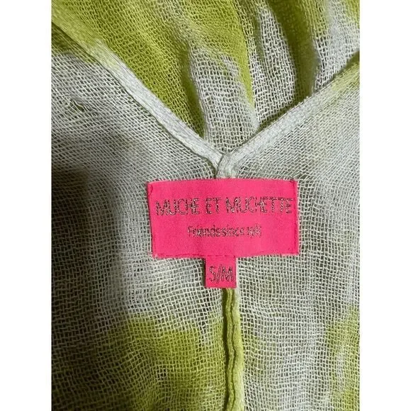 Muche et Muchette Gauze Swimsuit Cover Up, Tunic Size S/M - Picture 2 of 4